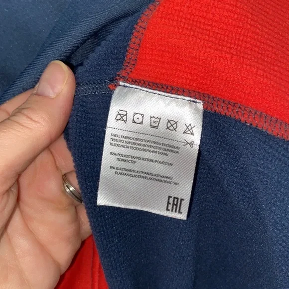 Scott 1/4 zip fleece pullover base layer mock t neck shirt S - Picture 7 of 8